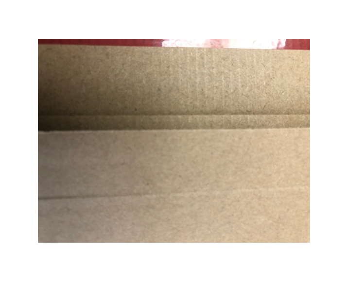 Fluted Card Mailers - Brown Fluted Cardboard Mailers w/ Peel & Seal