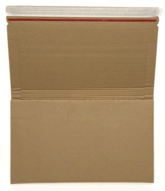 460 x 335 x (100) Book Wrap Brown Peel & Seal BWR07