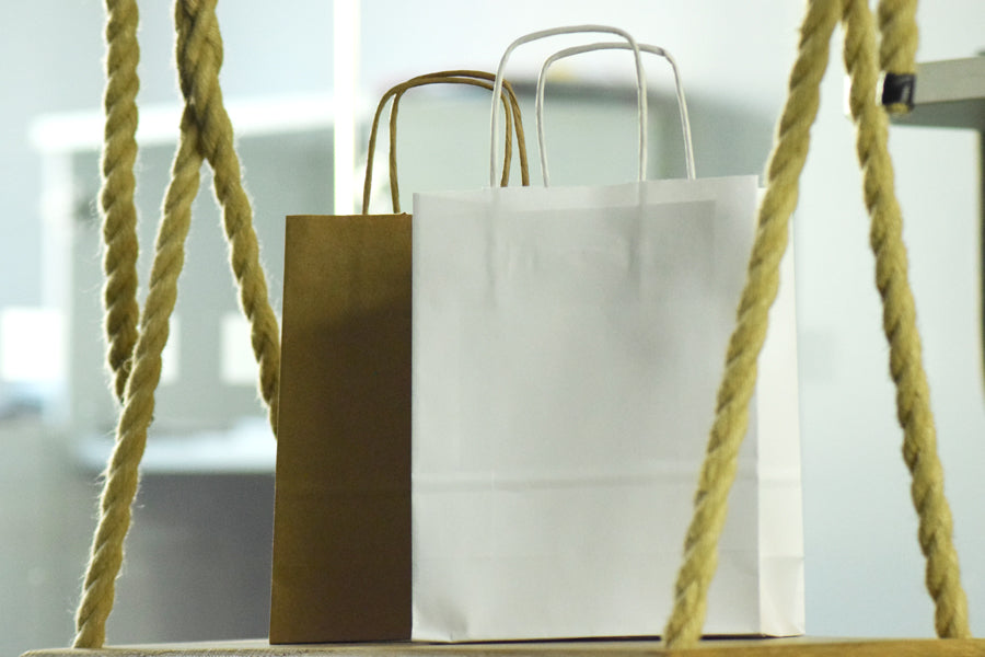 Twisted Handle Retail Bags