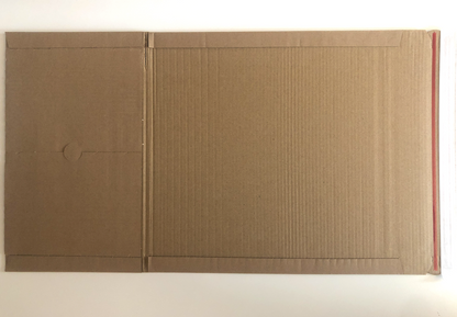 325 X 250 X (20-75) Book Wrap Brown Peel & Seal BWR05
