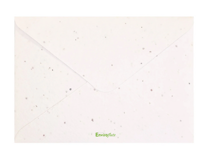 White seeded envelope 114 x 162mm C6 200gsm