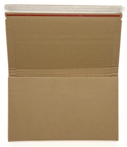 325 X 250 X (20-75) Book Wrap Brown Peel & Seal BWR05